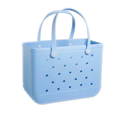 EVA Beach Tote Bag Waterproof Large Capacity Handbag Women Trendy Shoulder Bags Shopping Bogg Bag Travel Picnic Storage Basket