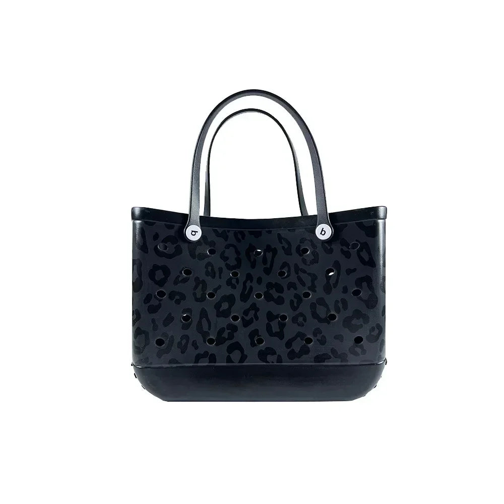 EVA Beach Tote Bag Waterproof Large Capacity Handbag Women Trendy Shoulder Bags Shopping Bogg Bag Travel Picnic Storage Basket