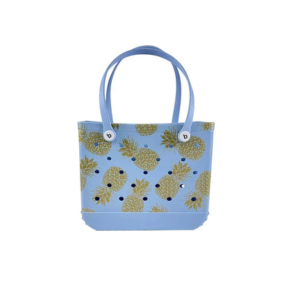 EVA Beach Tote Bag Waterproof Large Capacity Handbag Women Trendy Shoulder Bags Shopping Bogg Bag Travel Picnic Storage Basket