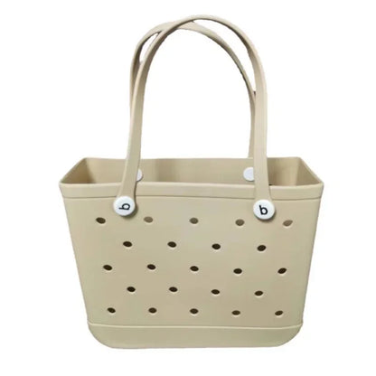 EVA Beach Tote Bag Waterproof Large Capacity Handbag Women Trendy Shoulder Bags Shopping Bogg Bag Travel Picnic Storage Basket