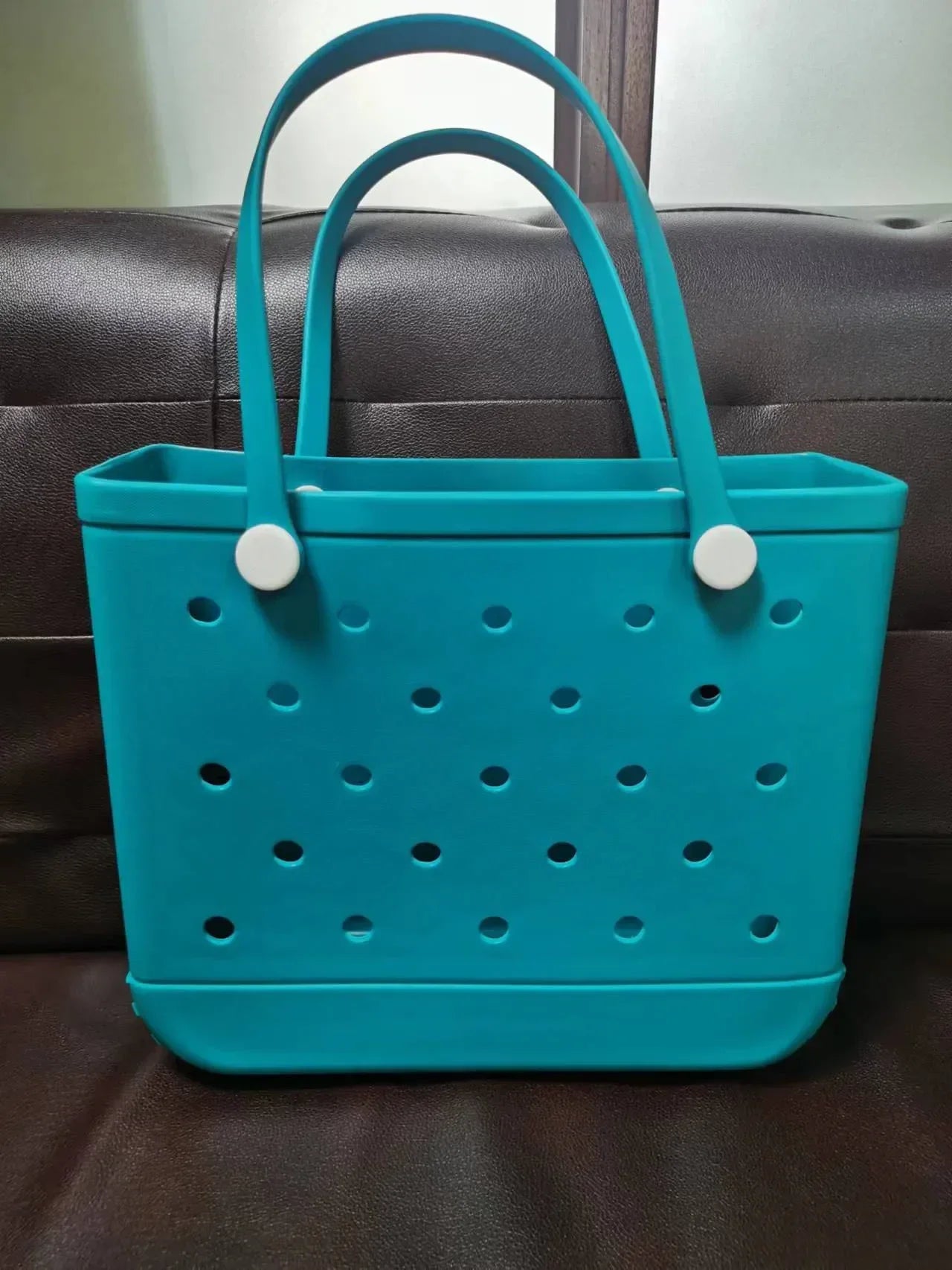 EVA Beach Tote Bag Waterproof Large Capacity Handbag Women Trendy Shoulder Bags Shopping Bogg Bag Travel Picnic Storage Basket