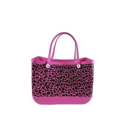 EVA Beach Tote Bag Waterproof Large Capacity Handbag Women Trendy Shoulder Bags Shopping Bogg Bag Travel Picnic Storage Basket