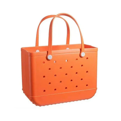 EVA Beach Tote Bag Waterproof Large Capacity Handbag Women Trendy Shoulder Bags Shopping Bogg Bag Travel Picnic Storage Basket