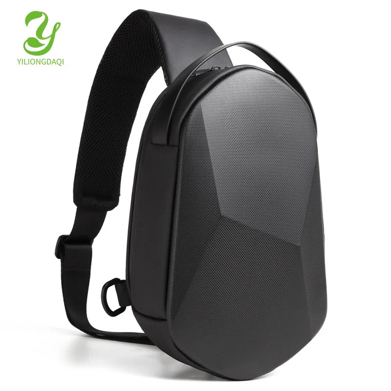 EVA Design 3.0 USB Charging Crossbody Bag Shoulder Bags Male Waterproof Short Trip Chest Bag Pack for Men Sling Bag