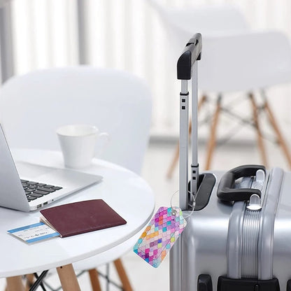Easily Spot Your Suitcase with these Unique Suitcase Labels Luggage Baggage Tags