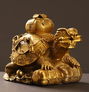 Eight Treasure Turtle Decoration Home, Living Room, Office, Desktop Crafts, Longevity, Auspiciousness, Wealth and Honor Turtles