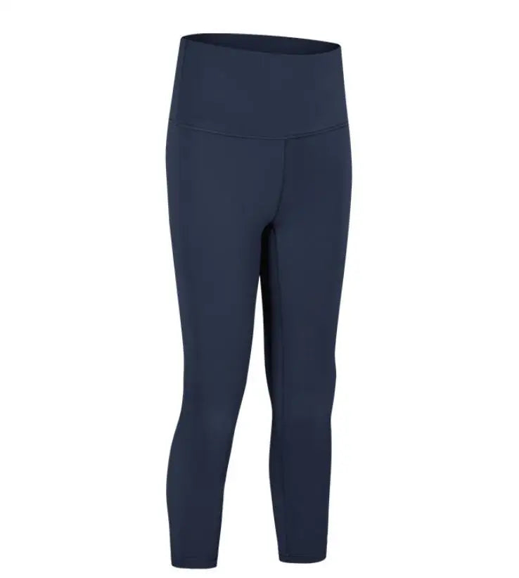 Elastic Capris Women Leggings Summer Balck High Waist Solid colors