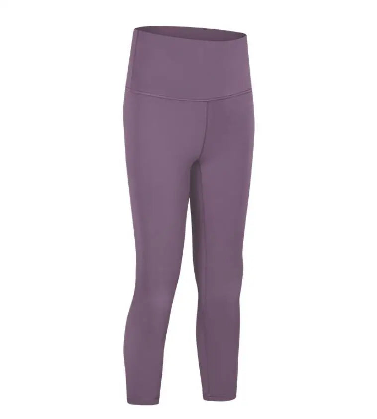 Elastic Capris Women Leggings Summer Balck High Waist Solid colors