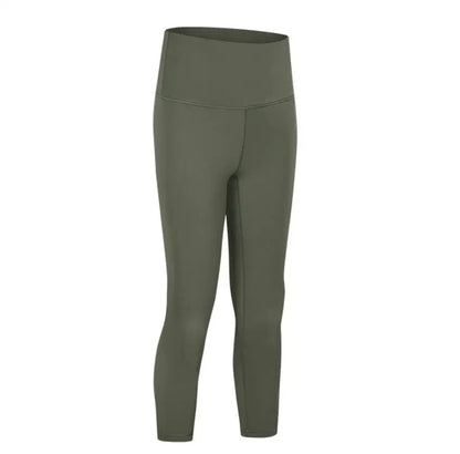 Elastic Capris Women Leggings Summer Balck High Waist Solid colors