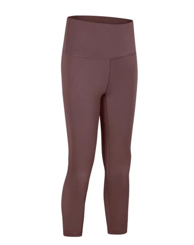 Elastic Capris Women Leggings Summer Balck High Waist Solid colors