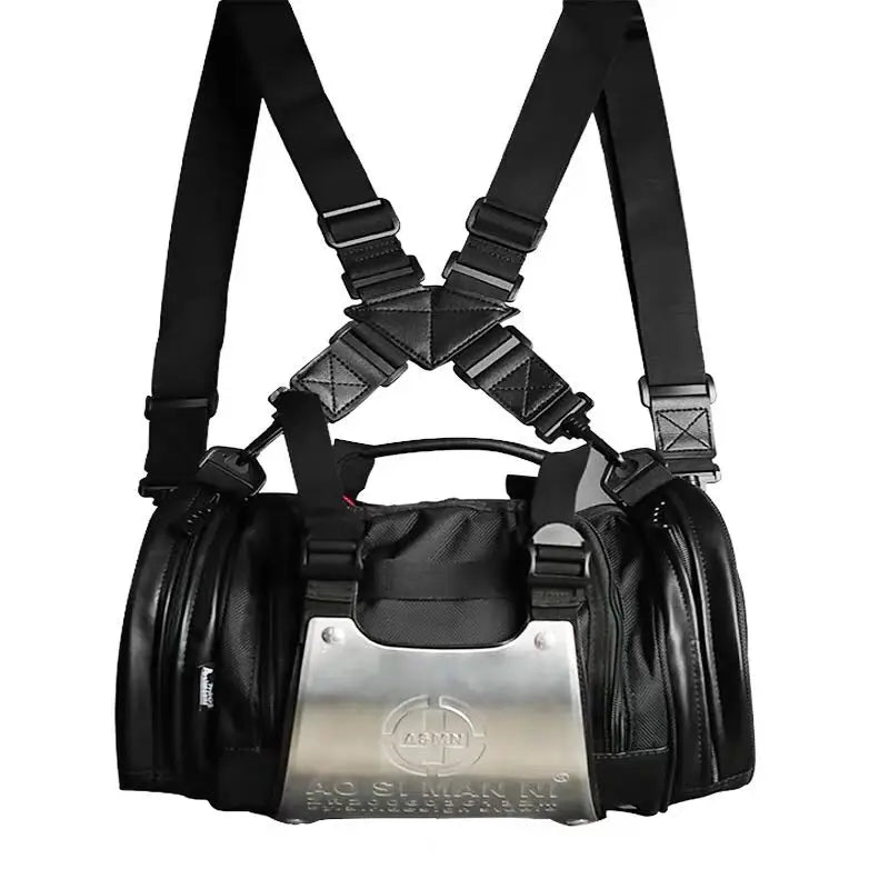 Electric bike backpack riding charter locomotive motorcycle bag sports men and women's fashion backpack outdoor dynamic alumin