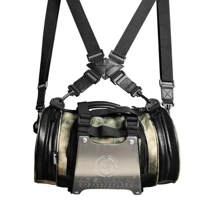 Electric bike backpack riding charter locomotive motorcycle bag sports men and women's fashion backpack outdoor dynamic alumin