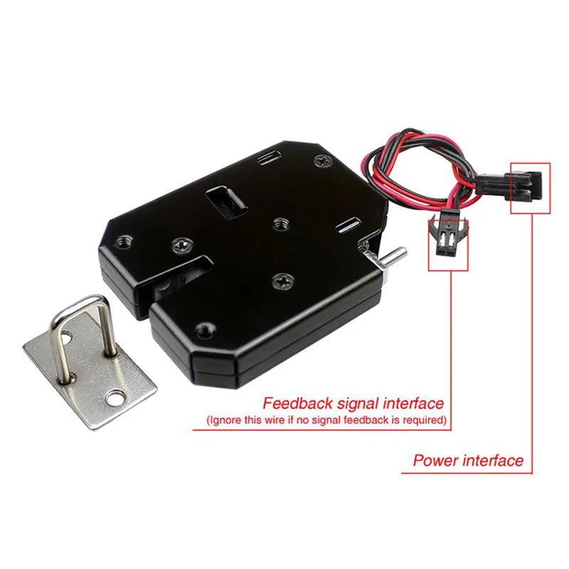 Electromagnetic lock DC 12V1.5A supermarket intelligent locker lock access control Cerradura inteligente mailbox lock