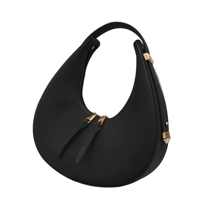 Elegant Crescent Crossbody Bag Underarm Bag Handbag PU Leather Shoulder Bag Messenger Bag Crossbody Bag for Women