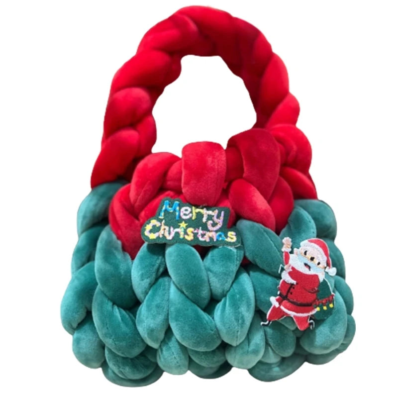 Elegant Handbag with Intricate Woven Details Christmas Holiday Gift Bag