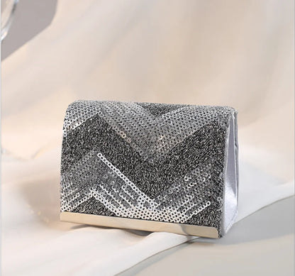 Elegant Plaid Women Crystal Evening bags Handbags and Purses Wedding Clutch purse Ladies Metal Clutches Chain Shoulder Bag gift
