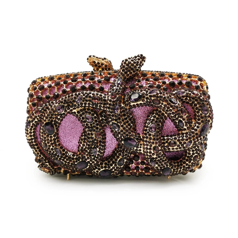 Elegant Red Crystal Bridal Wedding Clutch Bags Luxury Big Rhinestone Women Evening Clutches Bag Ladies Party Dinner Purses