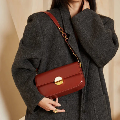 Elegant Simple Commuter Small Suqare Bag 2024 New All-match Minority Chains Shoulder Bags Ladies Luxury Handbags Chic Bolsa