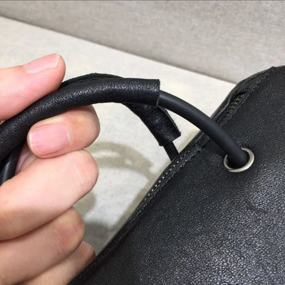 Elegant Solid Color Crossbody Bags Soft Sheepskin Luxury Genuine Leather Womens Shoulder Bag Fashion All-match Cylinder Bag