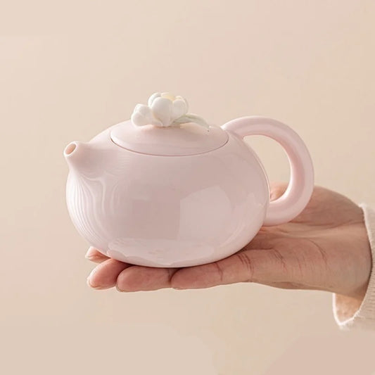 Elegant Xishi Teapot Chinese Porcelain Kungfu Teaware Tea Pot Set Handmade Tea Kettles Green Tea High Grade Tea Infuser