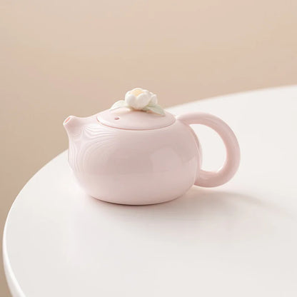 Elegant Xishi Teapot Chinese Porcelain Kungfu Teaware Tea Pot Set Handmade Tea Kettles Green Tea High Grade Tea Infuser