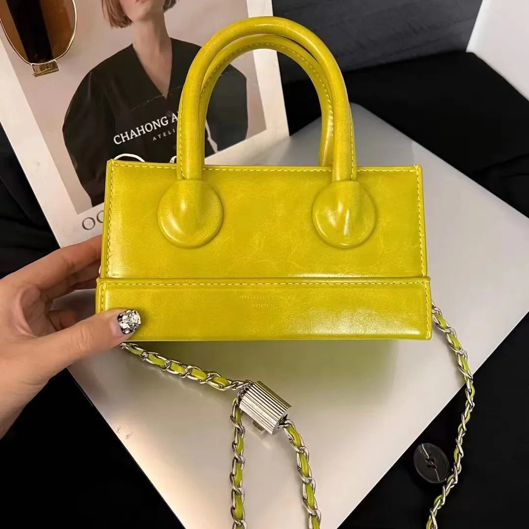 Elegant and fashionable women's small square bag with a high-end feeling, one shoulder crossbody bag