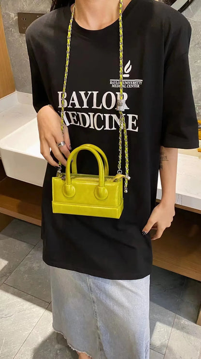 Elegant and fashionable women's small square bag with a high-end feeling, one shoulder crossbody bag