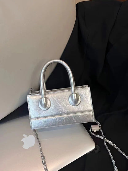 Elegant and fashionable women's small square bag with a high-end feeling, one shoulder crossbody bag