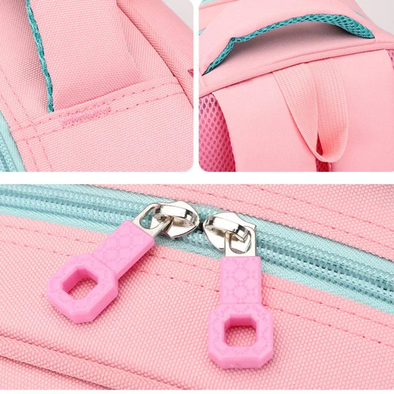 Elementary Kindergarten Bookbags with Boys and Grils Lightweight School Backpack Bag Cartoon Waterproof Outdoor Backpack