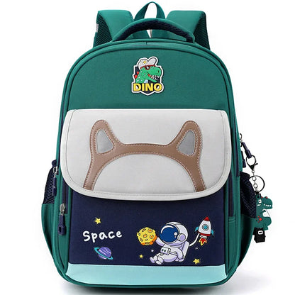 Elementary Kindergarten Bookbags with Boys and Grils Lightweight School Backpack Bag Cartoon Waterproof Outdoor Backpack