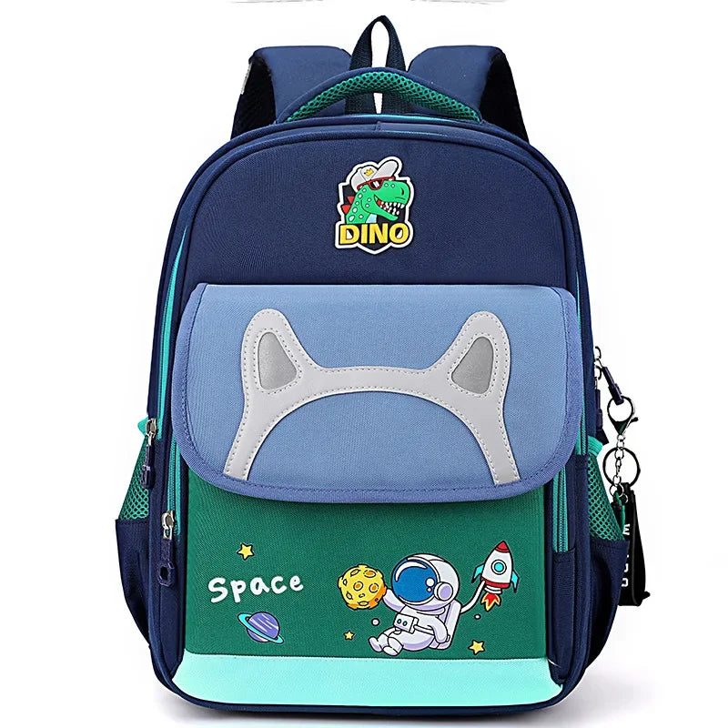 Elementary Kindergarten Bookbags with Boys and Grils Lightweight School Backpack Bag Cartoon Waterproof Outdoor Backpack