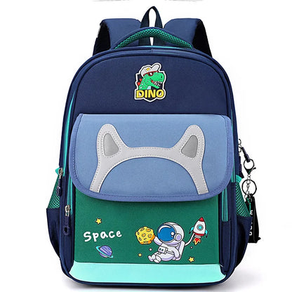 Elementary Kindergarten Bookbags with Boys and Grils Lightweight School Backpack Bag Cartoon Waterproof Outdoor Backpack