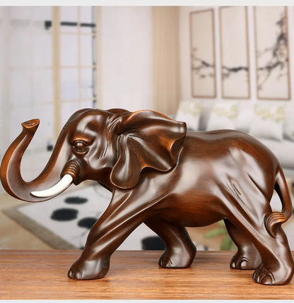 Elephant Ornament Resin Crafts Elephant Home Living Room TV Cabinet Decorations