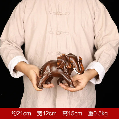 Elephant Ornament Resin Crafts Elephant Home Living Room TV Cabinet Decorations