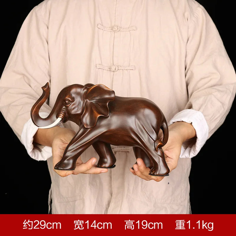 Elephant Ornament Resin Crafts Elephant Home Living Room TV Cabinet Decorations