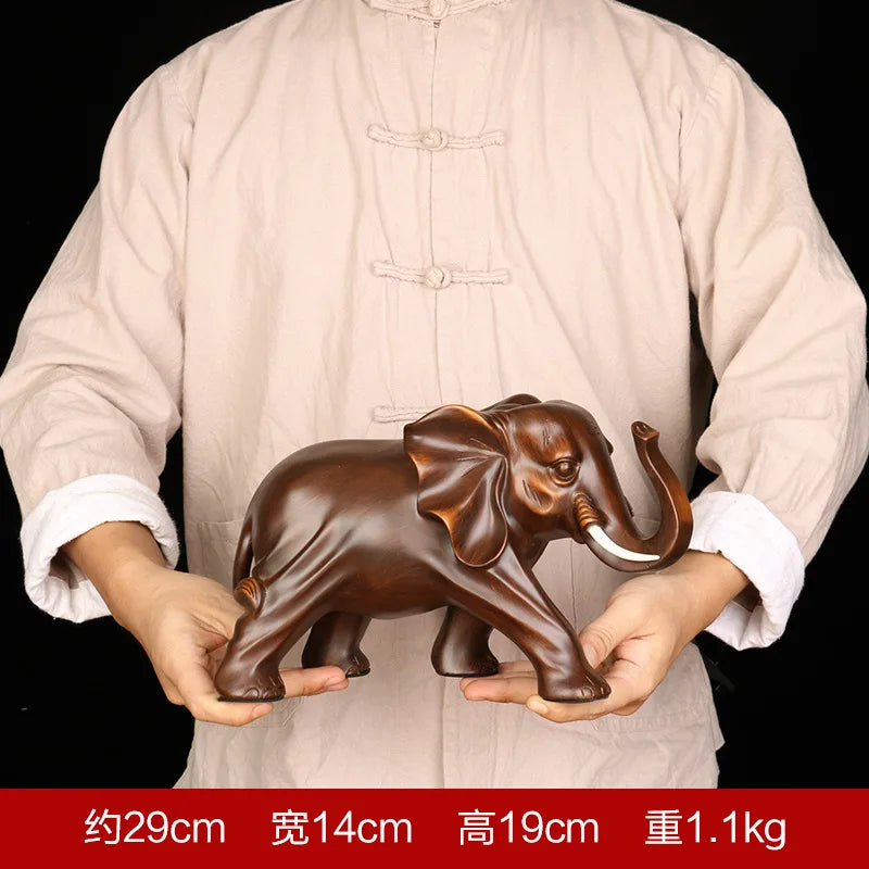 Elephant Ornament Resin Crafts Elephant Home Living Room TV Cabinet Decorations