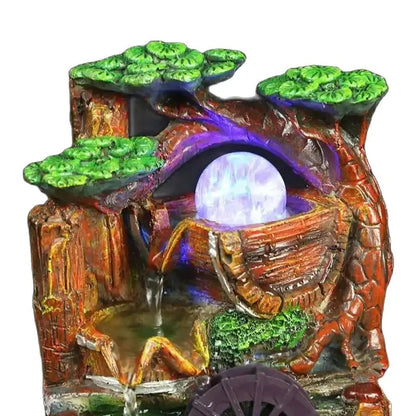 Elephant water landscape  home decoration indoor fleshier plant bonsai lucky rockery water fountain luck feng shui humidifier
