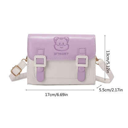 Embroidery Cat Shoulder Bags for Women Girl Trendy Bags Versatile Crossbody Bags