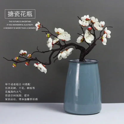 Enamel Modern Simple Vase Living Room Decoration Flower Arrangement Bottle Home Decoration Dried Flower Decoration Craft