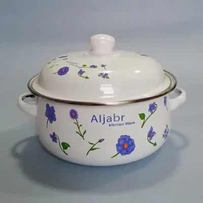 Enamel Orange Pot Belly Pot 18cm20cm24cm Thickened Enamel Soup Pot 1.8L2L3L5L Stew Pot Pan Frying Pan Cooking Noodle Pot