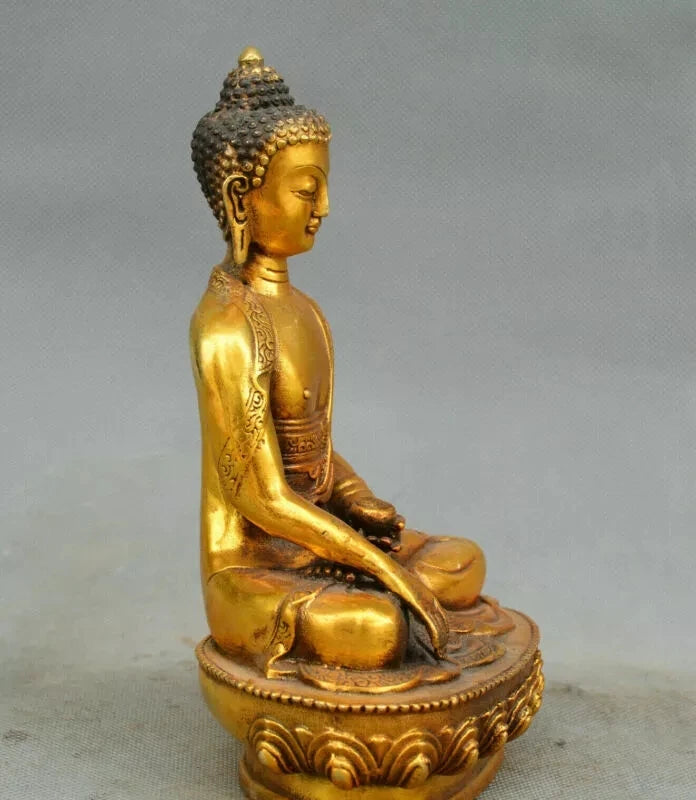 Estatua de bronce de Buda Tathagata, Amitabha Sakyamuni, Bodhisattva, guanyin