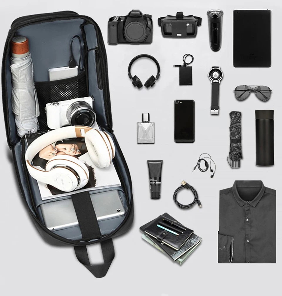 Eurcool Men's USB Charging Shoulder Bag Male Waterproof Messenger High Quality Men Short Trip 9.7 iPad Sling Bag