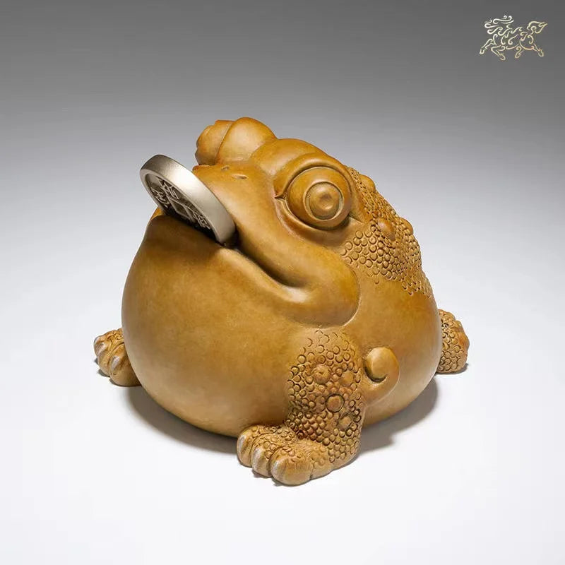 Europe Asia Good omens Good luck ZHAO CAI Recruit wealth JIN CHAN Mascot  bronze sculpture Home hall company Decorative ornament