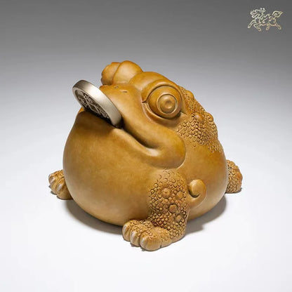 Europe Asia Good omens Good luck ZHAO CAI Recruit wealth JIN CHAN Mascot  bronze sculpture Home hall company Decorative ornament