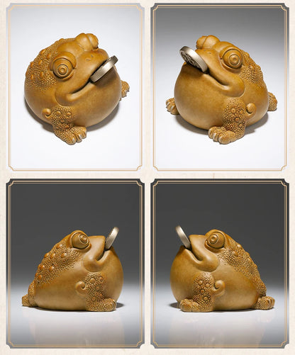 Europe Asia Good omens Good luck ZHAO CAI Recruit wealth JIN CHAN Mascot  bronze sculpture Home hall company Decorative ornament