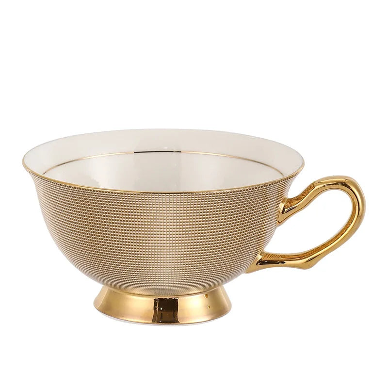 European Bone Porcelain Coffee Cup Home High Beauty Light Luxury British Afternoon Tea Set Gift