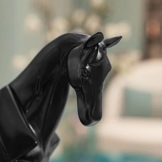 European Resin Horse Statue, Living Room Decoration, Office Ornament, Animal Figure, Home Accessories, Modern Art
