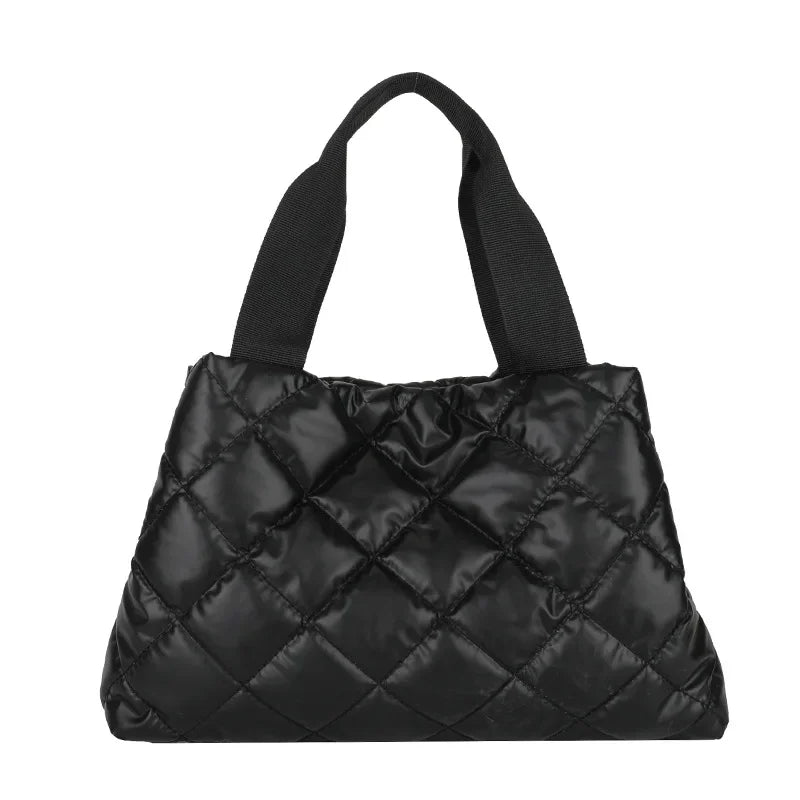 European and American Style Glossy Embroidery Rhombus Bubble Women's Bag Shoulder Handbag Luxury Designer Handbag for Women
