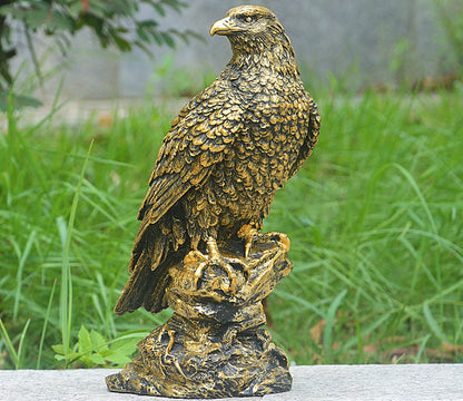 European style Eagle outdoor garden decorative statue Resin art sculpture Home living room, office, garden animal statue