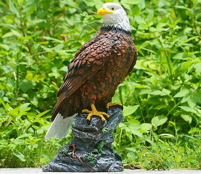 European style Eagle outdoor garden decorative statue Resin art sculpture Home living room, office, garden animal statue